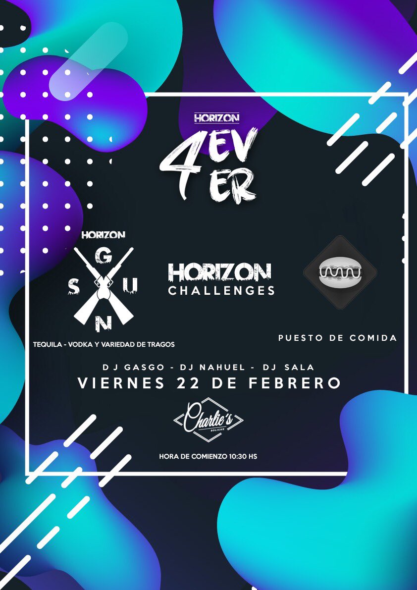 ⚡️ ES HOY ⚡️ 

⚡️ Una fiesta diferente, con miles de atracciones adentro para tu diversión, y para la miseria de tu hígado..

⚡️Hoy es el día que vas a demostrar ser un verdadero fiestero.

             ¿Podrás aguantar?

RT x 8 FREE PASS