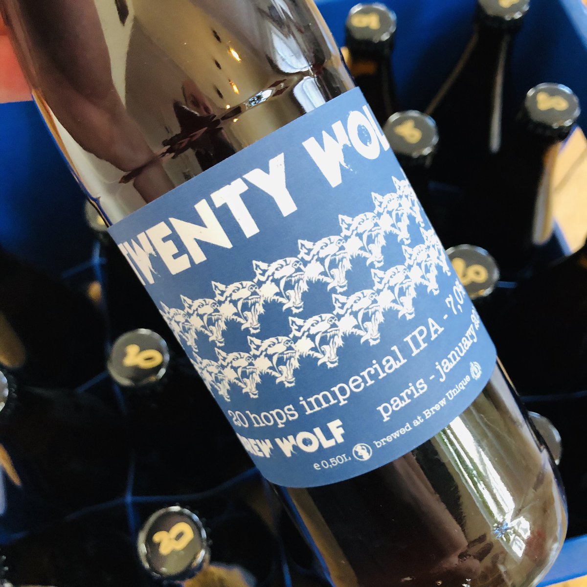 BrewWolf's tweet photo. Twenty Wolf by @BrewWolf #BrewWolf #20hops #ImperialIPA #homebrew #brewyourown #brewing #brewingbeer #brassage #brassam #beerporn #brewporn #craftbeer #beergeek #beerlover #hoppyhour #beeroclock #biere #biereartisanale #instabeer @brewunique #BrewUnique https://t.co/4QzQAEpVTU