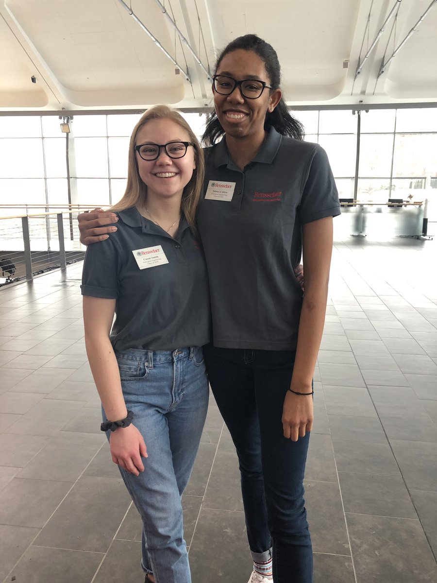 RPIAdmissions's tweet photo. Two of our amazing ambassadors shared their #RPI experience with our visitors. They are both engineers! #rpivisit @RPIEng https://t.co/HFdKbUe9yP