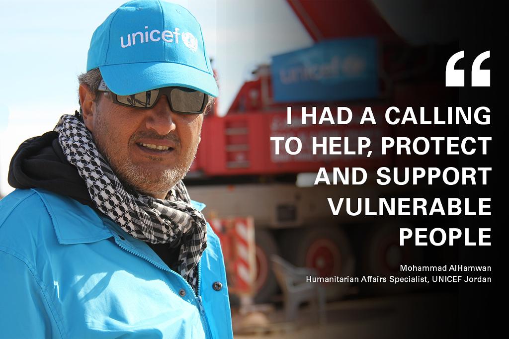 Meet Mohammad AlHamwan, Humanitarian Affairs Specialist with UNICEF Jordan. uni.cf/2xknqqL