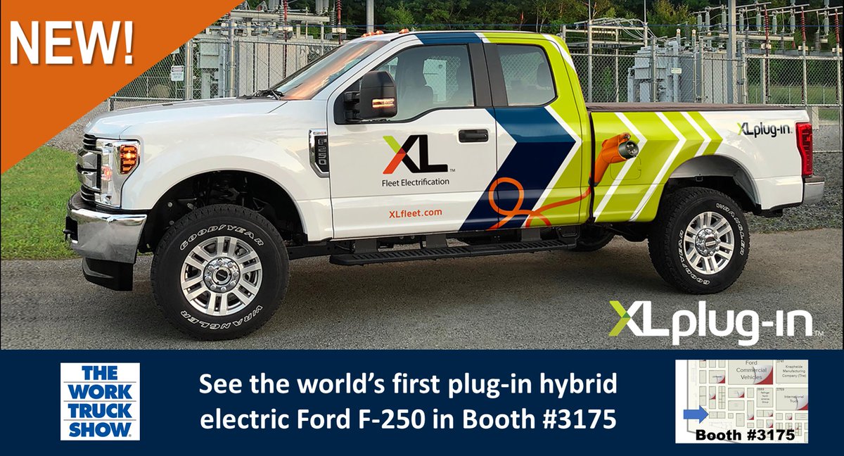 We're less than 2 weeks away from the world debut of the first #PHEV #Ford #F250 in booth 3175 at the #NTEA @WorkTruckShow.  Be one of the first to hear the full details before the show opens:  xlfleet.com/PHEV-F250 #SuperDuty #Sustainability