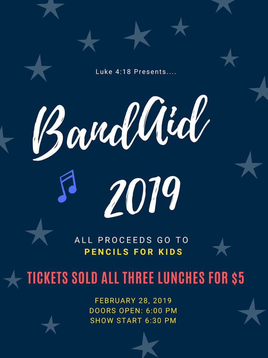 SBA! Luke 4:18 is hosting Bandaid next Thursday night so come on out to enjoy incredible performances, lots of food, raffles &amp; lots of enjoyment!! 💙 <a href="/sba_luke418/">SBA Luke 4:18 Council</a> <a href="/MeltonMoyo/">Melton Moyo</a> @SBAtoday