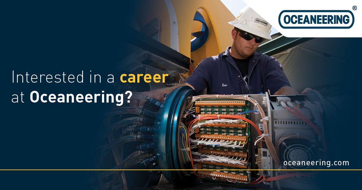 We are hiring! Our ROV Group in Morgan City, Louisiana, is looking for ROV technicians. Apply online at the links below, if interested: 
Jr. ROV Technician: bit.ly/2Iu7g6F
Sr. ROV Technician: bit.ly/2Iu6Qx7
ROV Technician: bit.ly/2Iu79rL