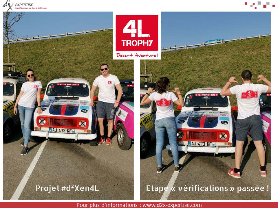 d2xExpertise's tweet photo. Première étape pour notre équipe de choc du rallye 4LTrophy ! Léna et Julien sont arrivés à Biarritz pour les vérifications techniques et administratives obligatoires. First step for our team for the 4LTrophy rally : Biarritz for the technical and administrative checks. https://t.co/tumvL3xXVq
