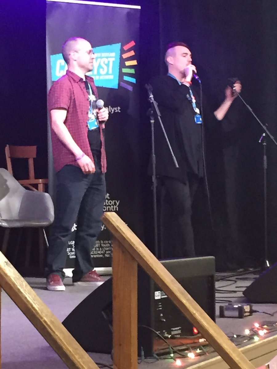 YouthBorders's tweet photo. David, Ann, Ann and Keith have been brilliant in the Borders today - what a great occasion organised by young people w music and workshops and world cafe discussions Privilege to be there. #BeLGBTInvolved #catalyst @DavidLgbtys https://t.co/l9OZUsZz74