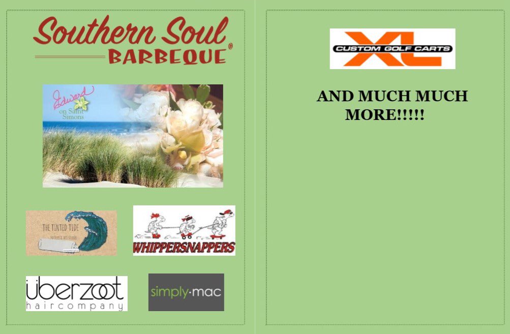 SuperDolphinDay's tweet photo. Thank you to our local businesses for donating to our silent auction!  Be sure to check out the goodies beginning at tonight’s Pasta Party at the Casino!  #sddr #silentauction #fundraiser #opes #sse 🐬🏃🏽‍♀️🏃🏿‍♂️ https://t.co/c82buA7XD8