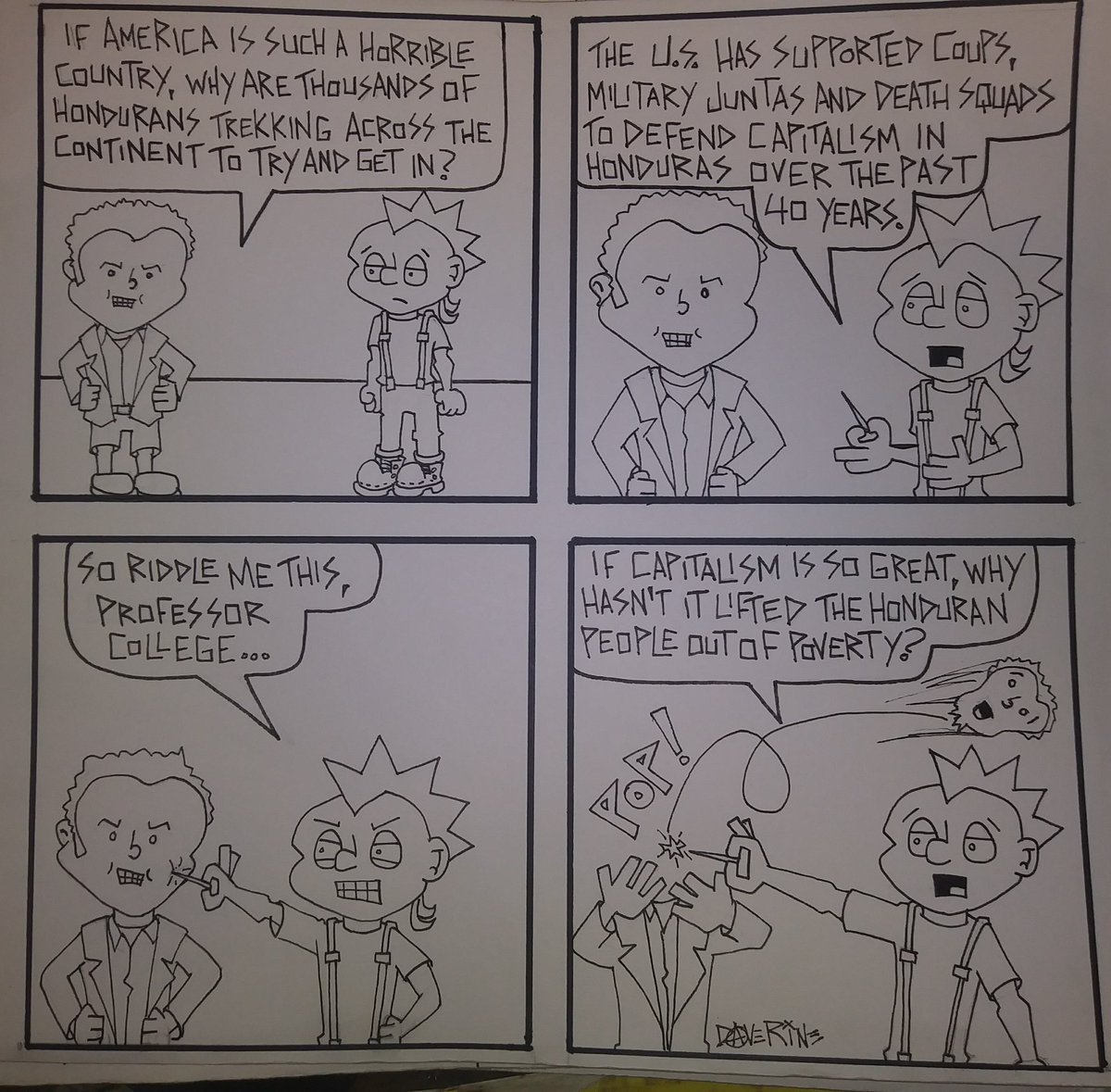 parteedave's tweet photo. Here's an old #comic that's been sitting around in my notebook for a while. #capitalism #Socialism https://t.co/zIKTWsYiQk