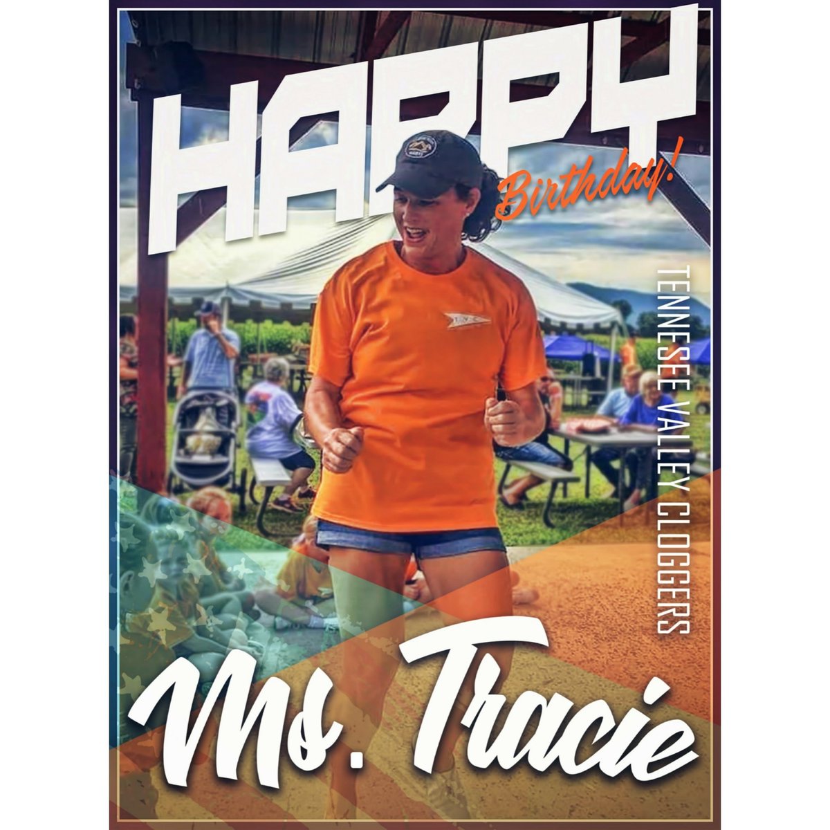 showcase_u's tweet image. Happy 37th birthday to Tennessee Valley Clogger&apos;s fearless leader!