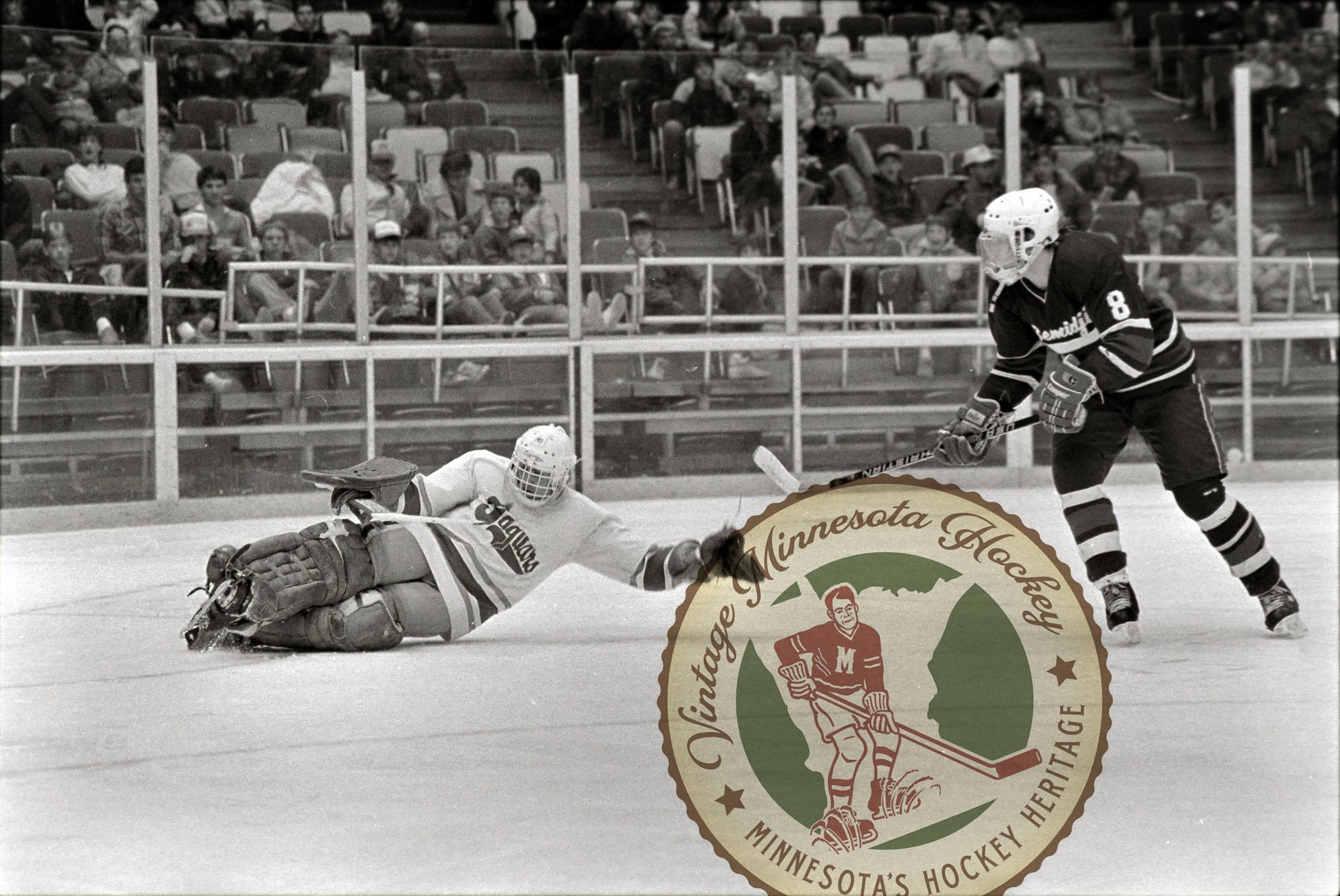 Vintage Mn Hockey On Twitter 13 Days With 100 Photo Memories To State Boys Hockey Tourney The Gentle Giant George Pelawa Bemidjihockey Team Captured Consolation Title Before Pelawa Was Named