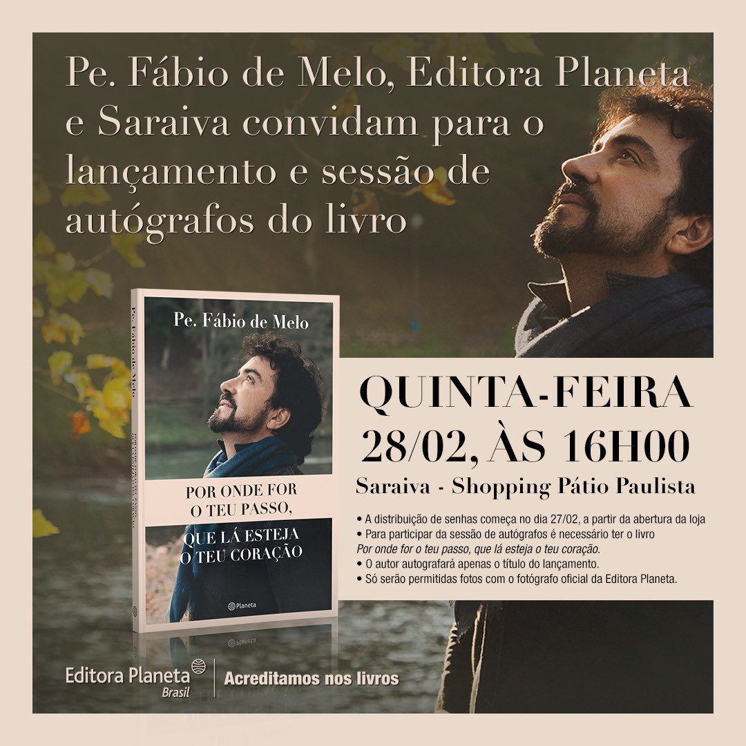 Será expressamente proibido arremessar alimentos no autor.