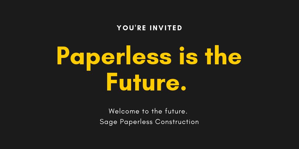 unitedsolgroup's tweet photo. Are you Paperless yet? Paperless is the future - and the future is now. Come see the roadmap and all the latest features of Sage Paperless Construction - oh and there will be a hot breakfast and BBQ lunch! https://t.co/hommNLxWnf https://t.co/iJzCHfHGBb