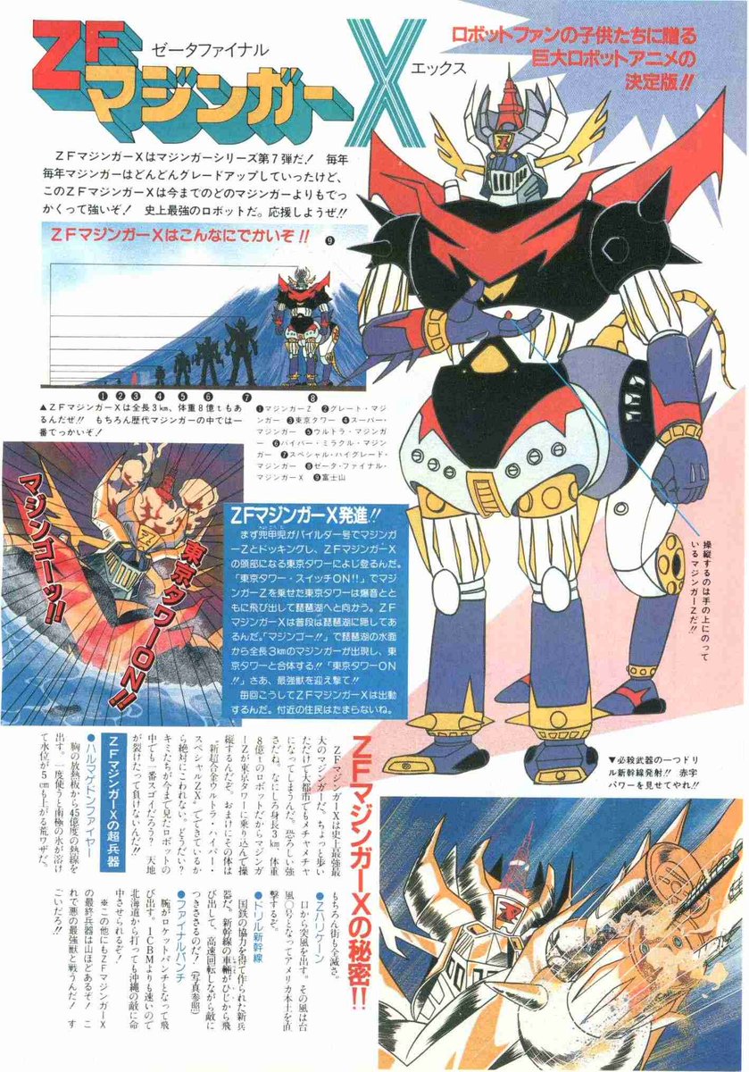 本日2月23日は「富士山の日」。 ZF(ゼータファイナル）マジンガーXは