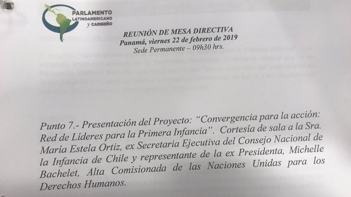 ppsesa's tweet photo. En la Mesa Directiva del Parlatino recibimos a Estela Ortiz, representante de la Alta Comisionada de las Naciones Unidas para los Derechos Humanos para una propuesta de trabajo con este organismo https://t.co/UFr8CjKOfz