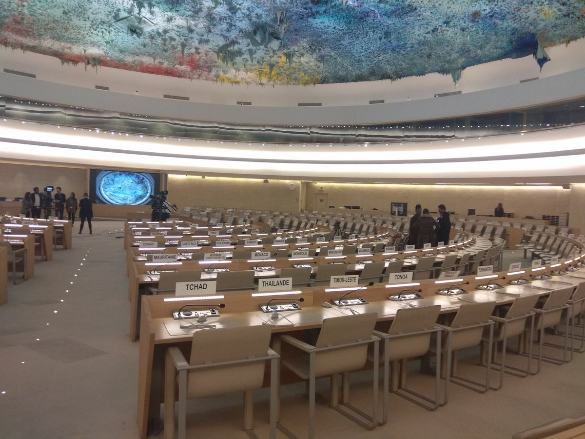 VR_Tandukar's tweet photo. Final preparations for HRC40 in full swing at the Palais des Nations
#Nepalindiplomacy #NepalforPeace #NepalforWorld #HRC40 #NepalinHRC https://t.co/McpHe7gZwD