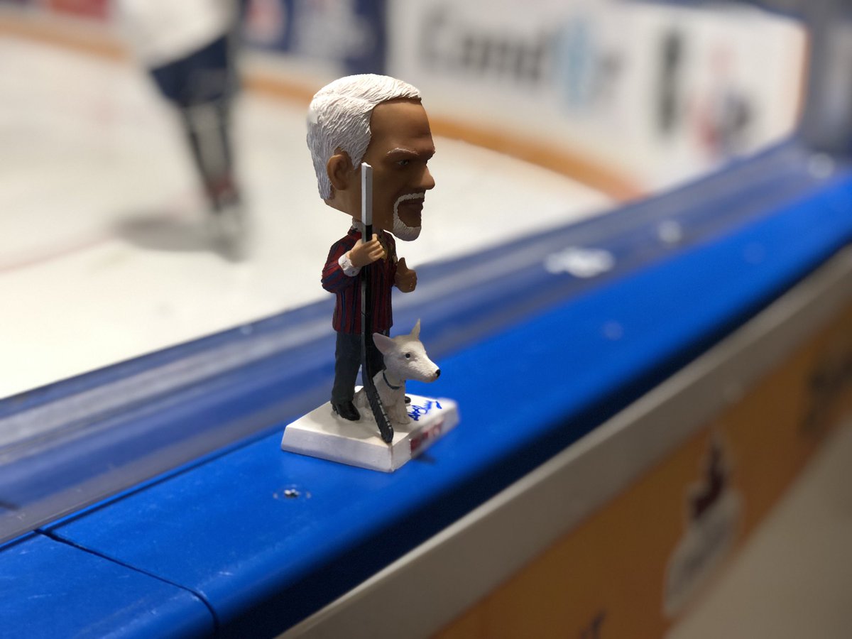 SCBroncos's tweet image. First 1000 fans at tonight’s game get a Don Cherry Bobblehead. If you retweet this, you are entered to win this SIGNED Grapes bobblehead. Don’t use fake accounts in an attempt to win please.
