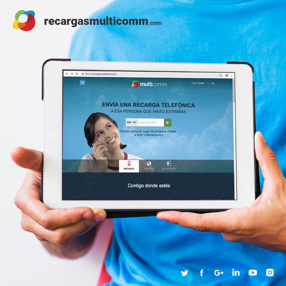 MulticommUs's tweet image. Recarga Pinless 📱 -&amp;gt; recargasmulticomm.com

Con #Pinless realiza llamadas internacionales desde cualquier teléfono de #EstadosUnidos.

- Llama desde teléfonos fijos o #móviles. 
- Excelentes tarifas por minuto.
- No tiene fecha de expiración.