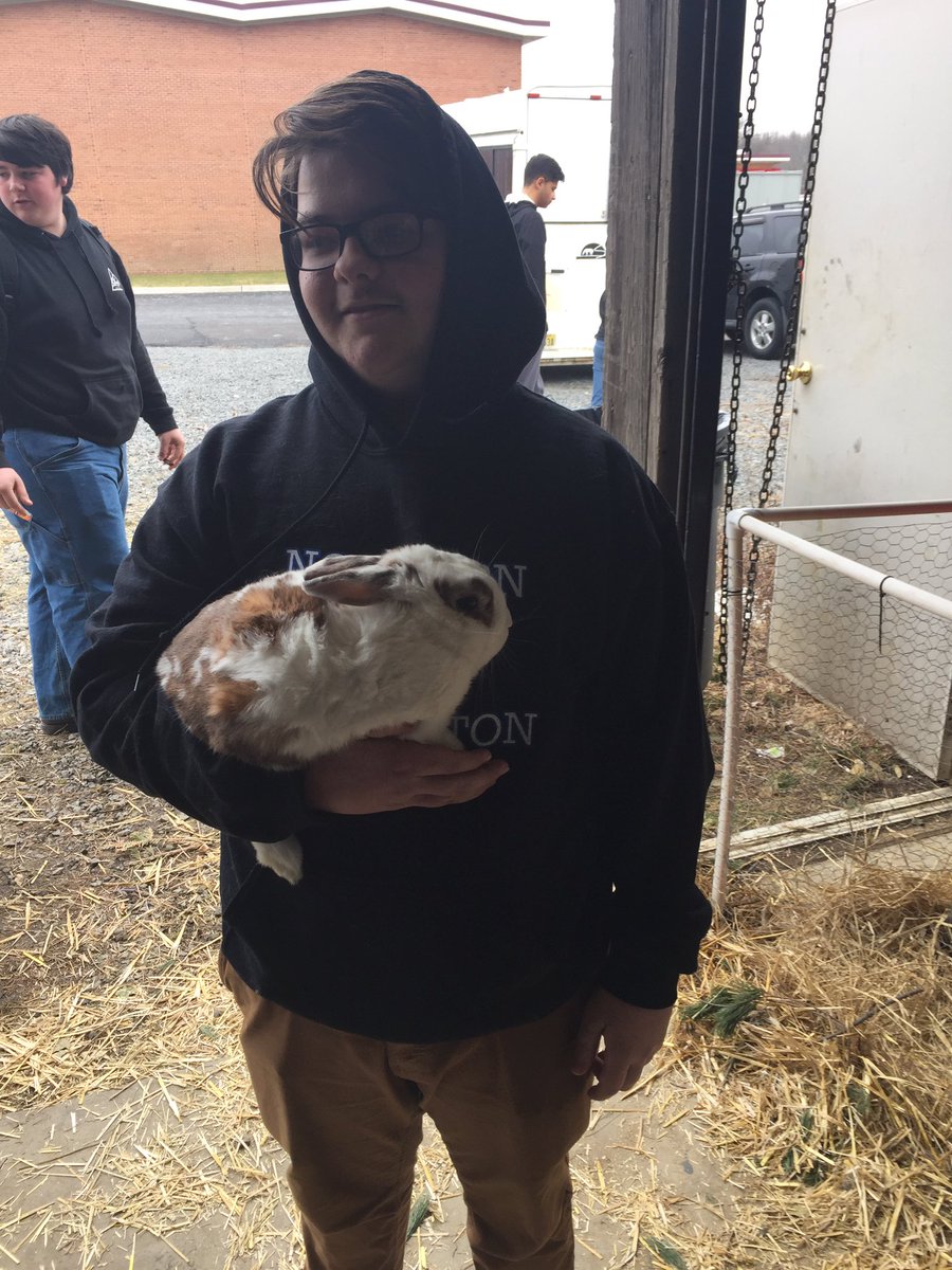 NBC_FFA's tweet photo. @NBC_FFA #FFAWeek2019 Petting Zoo! Members showing off their SAE projects! @NBCPride https://t.co/gwtvmxib8b