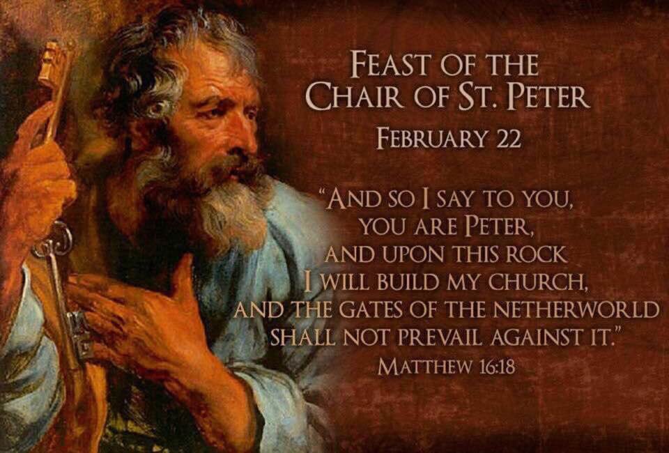 stpetersdag's tweet photo. Celebrating the Feast of The Chair of St Peter today. #StPeter #FirstPope #22ndFebruary https://t.co/SWWP7hs8am