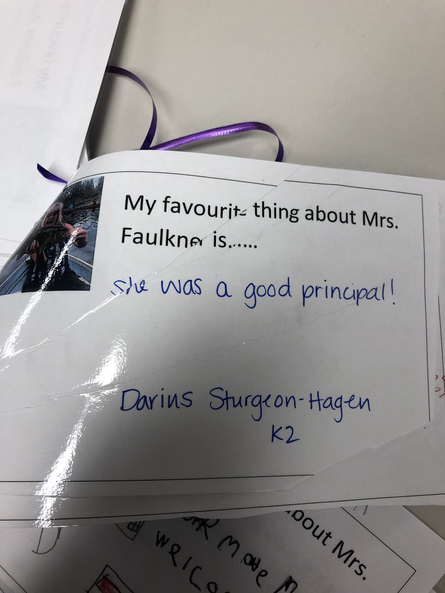 princecharlesK8's tweet photo. Congratulations Mrs Faulkner! We’re going to miss you!!! #tvdsb #sweetretirement https://t.co/tVCytW1E4Q