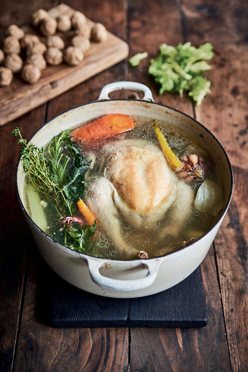 Jamie Oliver on Twitter "Epic poached chicken with dumplings, noodles and a broth that’s to die