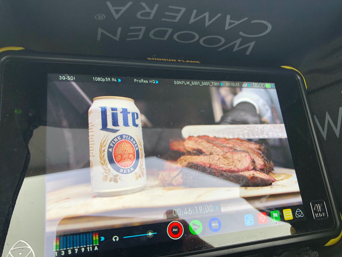 Started off our Miller Lite production strong with MEAT Church in Houston at the Rodeo Cook-Off. #bbq #bts #production #videoproduction #millerlite #texas