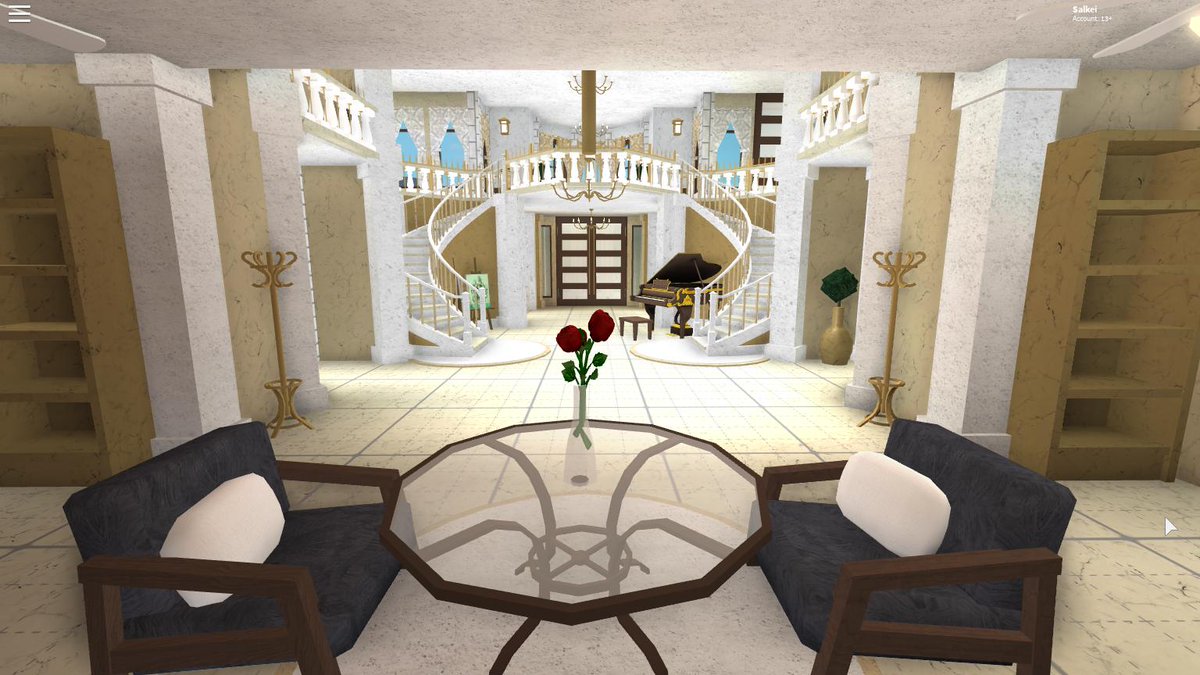 Salkei On Twitter A Bloxburg Replica Of The Real Life Mansion