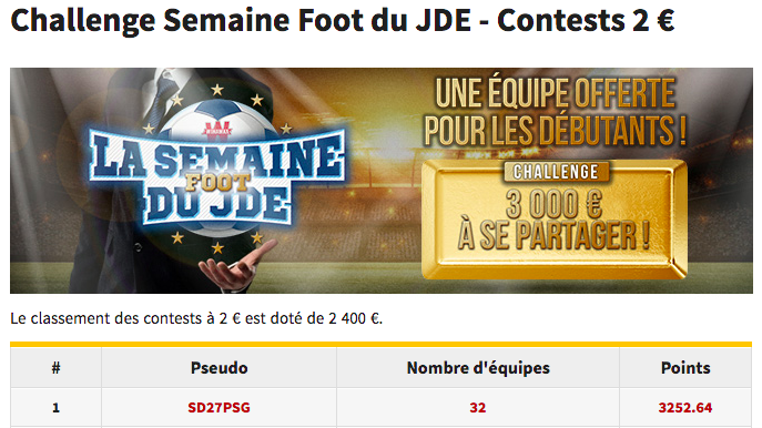 LineMeUp_'s tweet photo. 🚨 ALERTE perf' utilisateurs @LineMeUp_ 🚨

@Dyomachine1 est une machine et signe encore une grosse perf avec 712€ de gains !! 🍾🤑 

SD27PSG finit 1er de la promo "La semaine du JDE" ==> 500€ ✅

Un grand bravo à eux ! 

#TeamParieur #ParionsSport https://t.co/QAs6rWzPQv