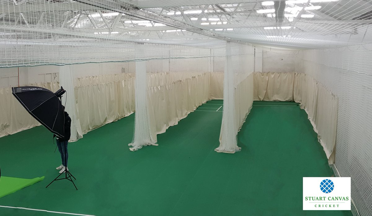 Our latest Indoor Cricket Net installation at Ilford Cricket School <a href="/IlfordCricket/">Ilford Cricket School</a>.  
stuartcanvas.co.uk/cricket-nettin…  #IndoorCricket #Batting #Cricket #CricketNets