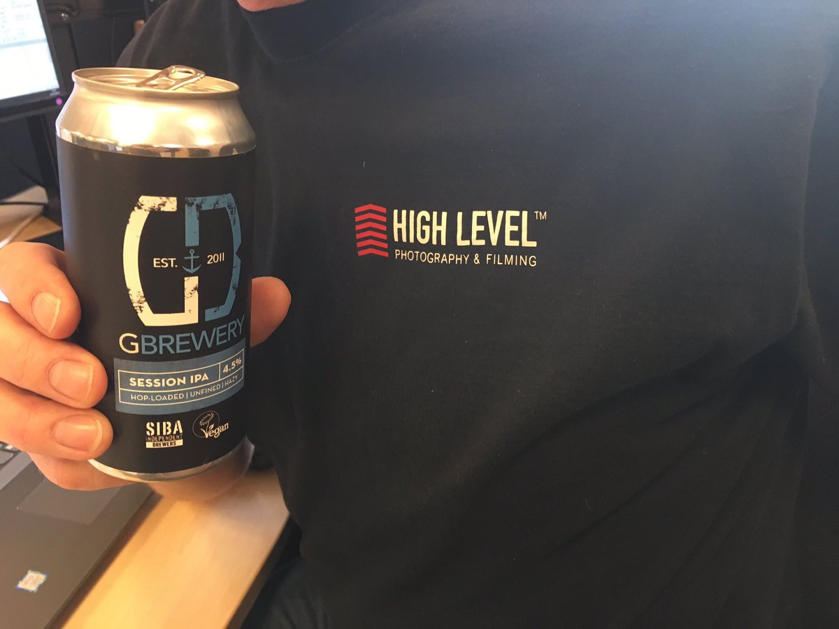 HighLevelPhoto's tweet photo. #beerfridgefriday our first taste of #Cotswolds @gbrewery #sessionipa Great beer.  The High Level team love it.   #CraftBeer #realale https://t.co/jSN59SrgQG