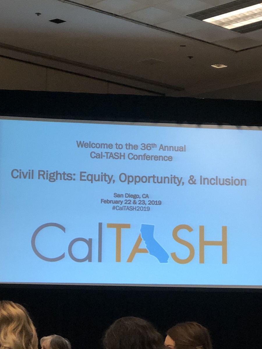 Paraeducate's tweet photo. It is getting started! #caltash2019 https://t.co/Em7xQu2W3N
