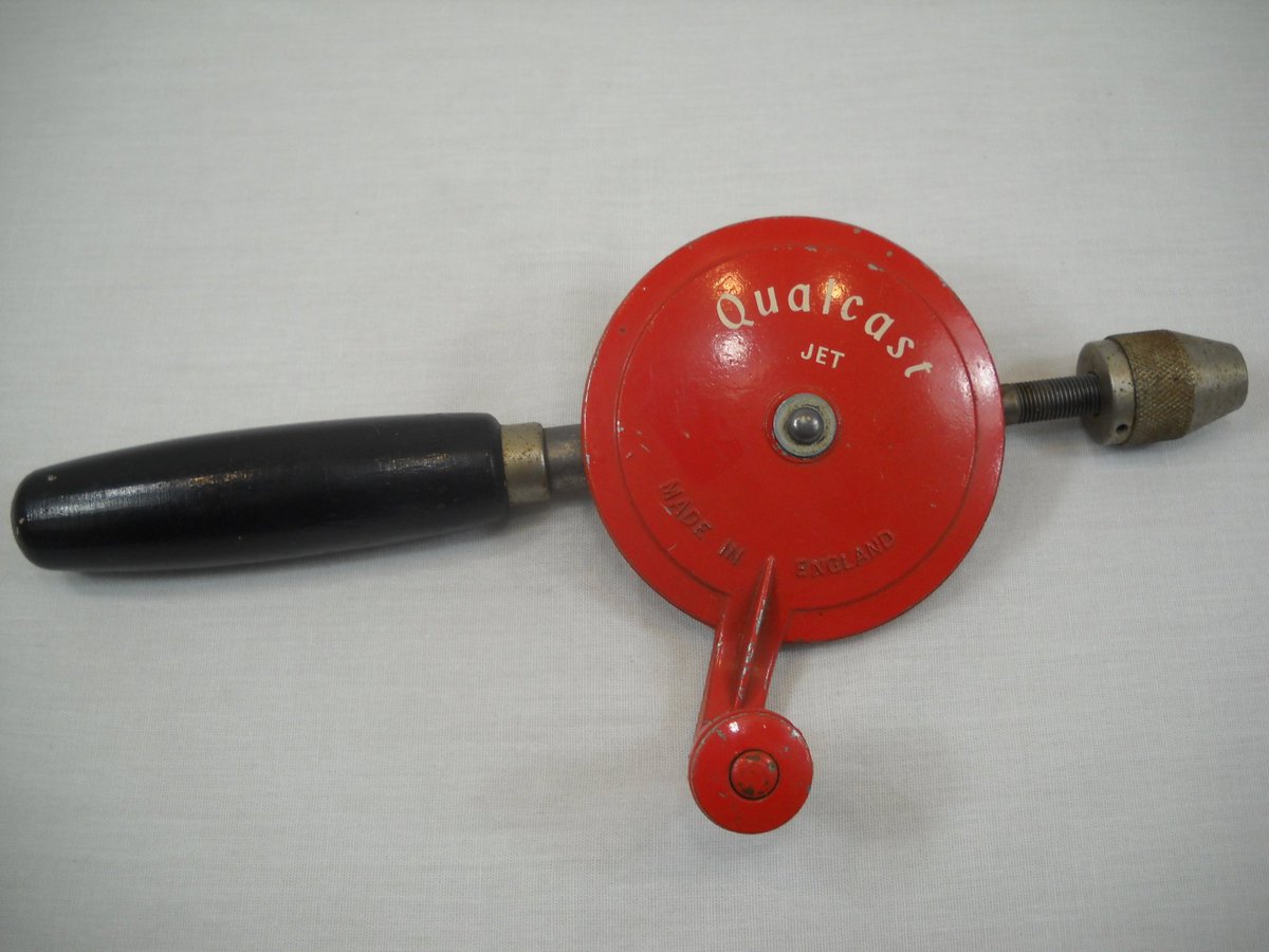 SeaPickers's tweet image. Vintage Qualcast Jet Hand Drill Tool Woodworking Drill Made In England Free Shipping etsy.me/2SgxOrO #supplies #woodworkingtool #vintagedrill #vintagetool #handtool #seapillowtreasures #vforvintage