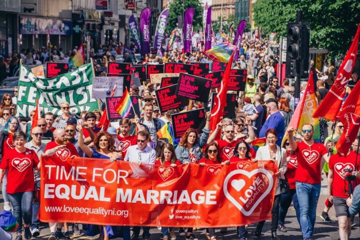 THIS IS NOT A REHEARSAL! Next Friday 1 March, the House of Lords will consider an amendment to extend equal marriage to Northern Ireland. The Government is trying to block it. We need your help TODAY - please click link to email Ministers & then RT. ❤️ loveequalityni.org/make-love-equa…