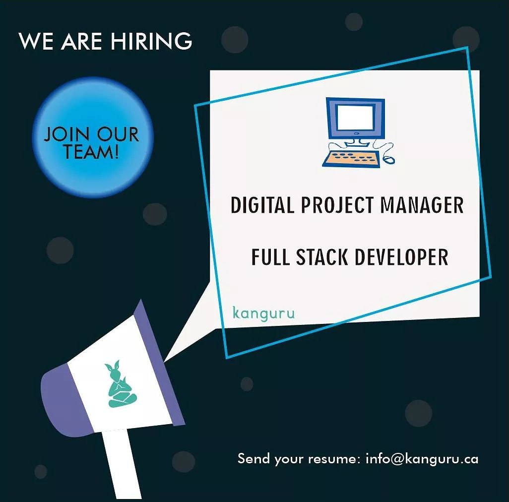 We are hiring! 
Nous embauchons! 

#Montreal #Jobs #applynow