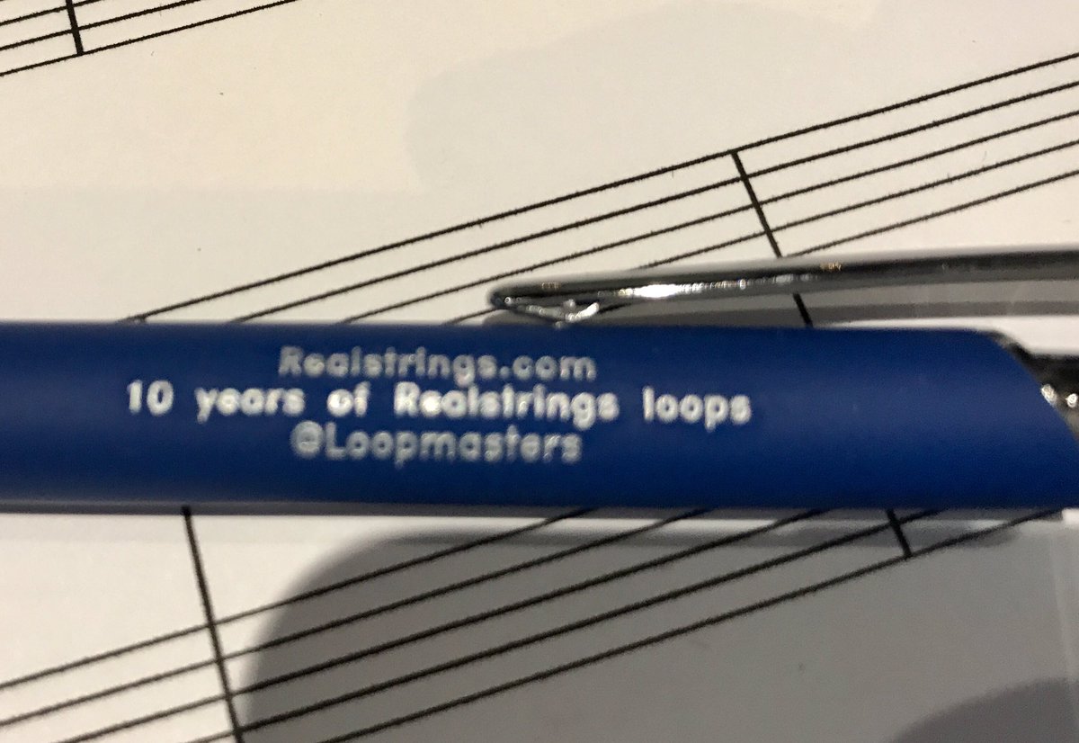 pwhitfield's tweet image. I'd like to send you a pen. A deal-signing pen. DM your address. (T&amp;amp;Cs blah blah blah). #realstrings #loopmasters