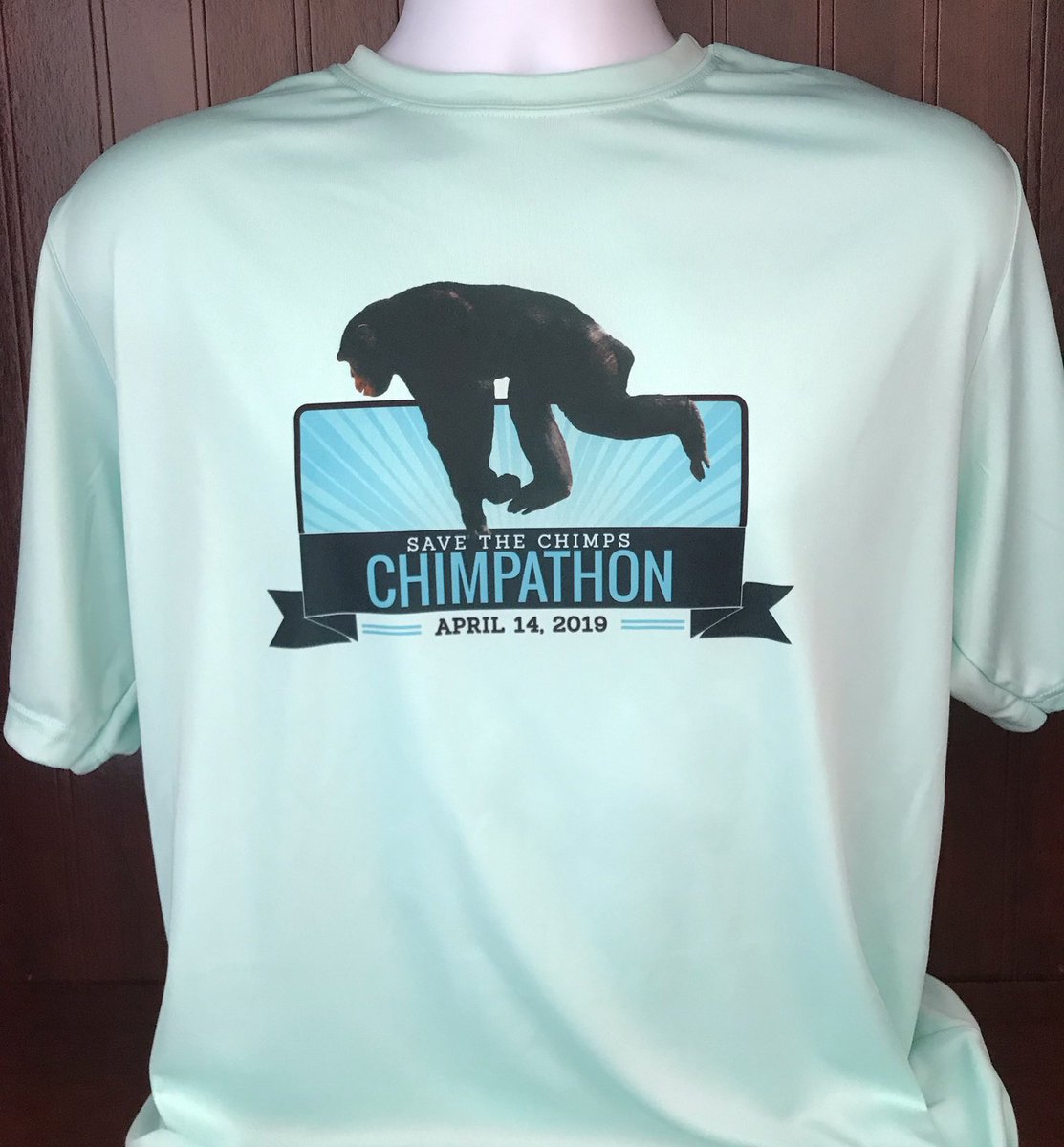 SaveTheChimps's tweet photo. The '19 Chimpathon shirt will be a pastel mint colored tech shirt with moisture wicking & uv protection. Snagging one of these is just one of the many reasons to sign up! https://t.co/U4vBBLdnOC
Thank you to @Ballyhou!
#chimpathon #chimpathon16k #marathon #run #walk #running https://t.co/T5PNEbrHFN