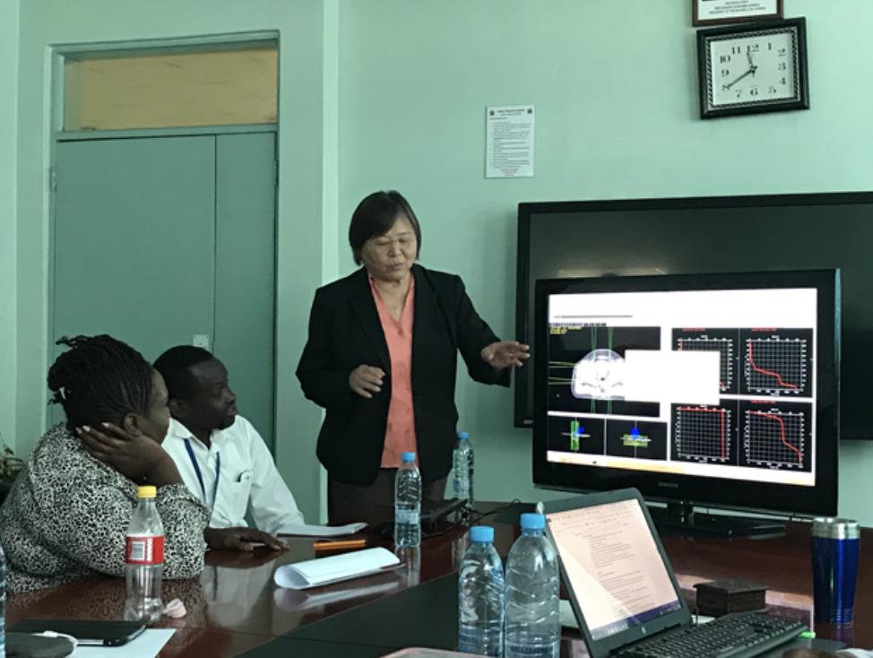 Our first test site is in Zambia, Africa. We are providing treatment planning software, hardware, service, and training that enables cancer clinics like this one, in low and middle-income countries, to deliver IMRT without spending millions that they don’t have #cancertreatment