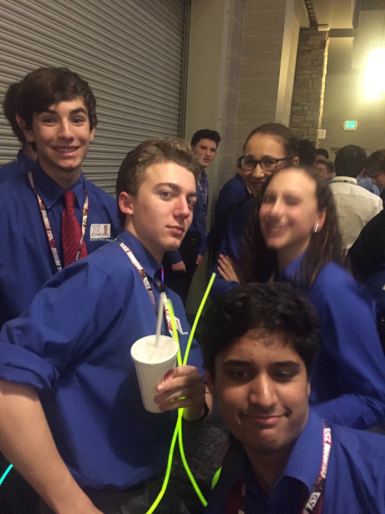 Legend_TSA's tweet photo. TSA State - having an awesome time with this great group of students!  Semi finals today, fashion show, Sea Perch, Robotics Design - fun day! #legendhs https://t.co/0hwxrBKt7w