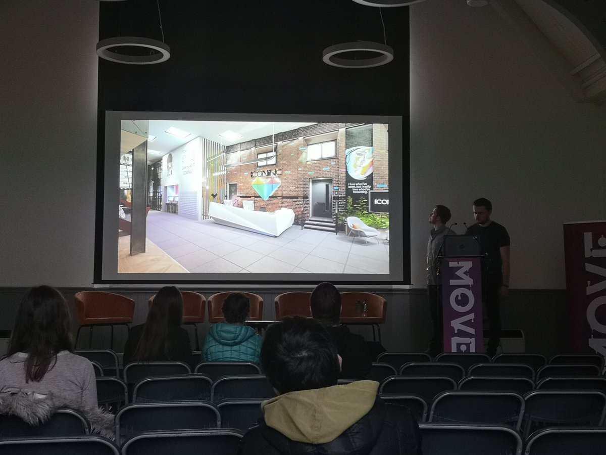 StampedeStudio's tweet photo. Looking at how far student accomodation has come with @SoluisGroup #movesummit19 https://t.co/v6OzsSSGZ5