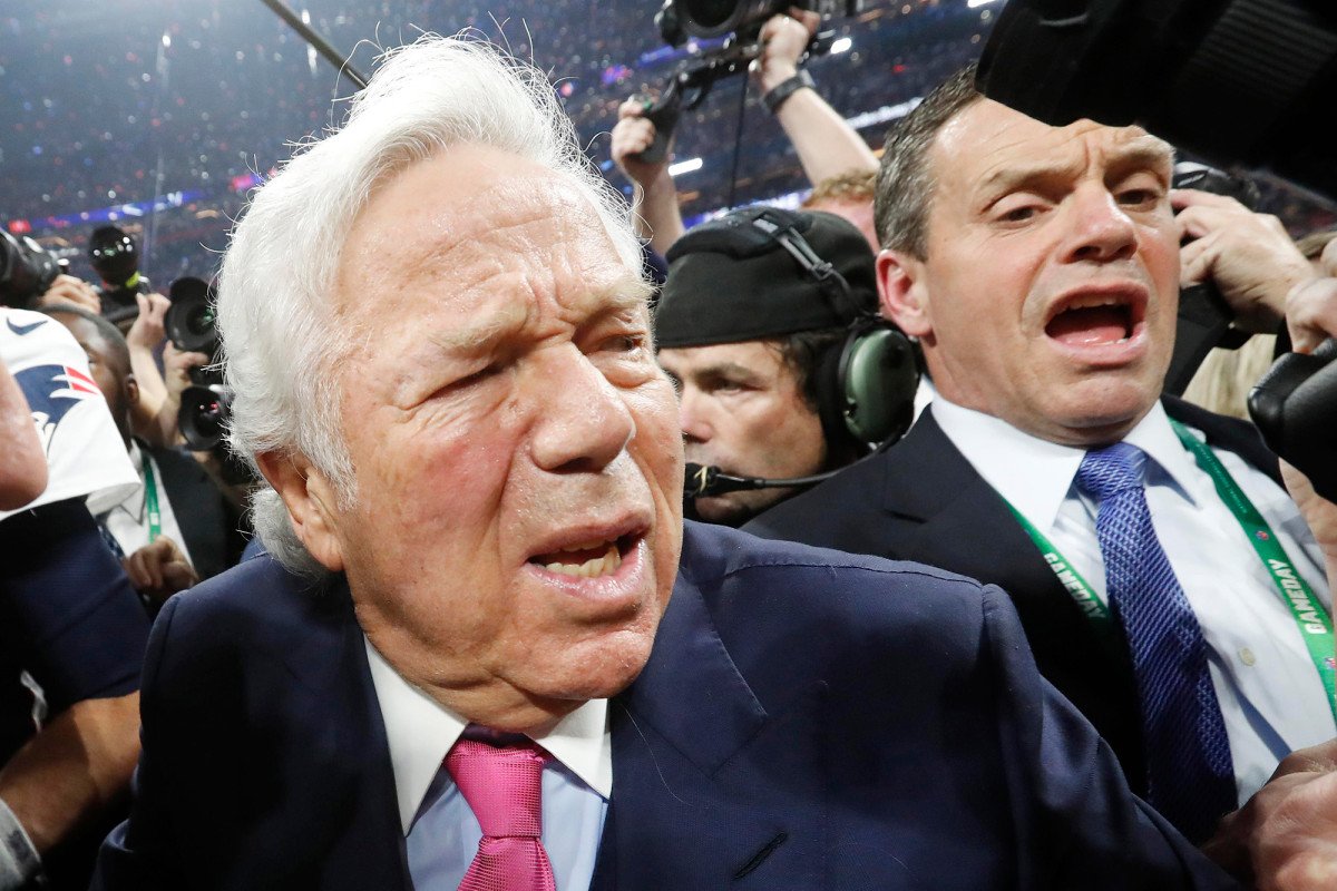 Robert Kraft New England Patriots owner charged with soliciting  prostitution
