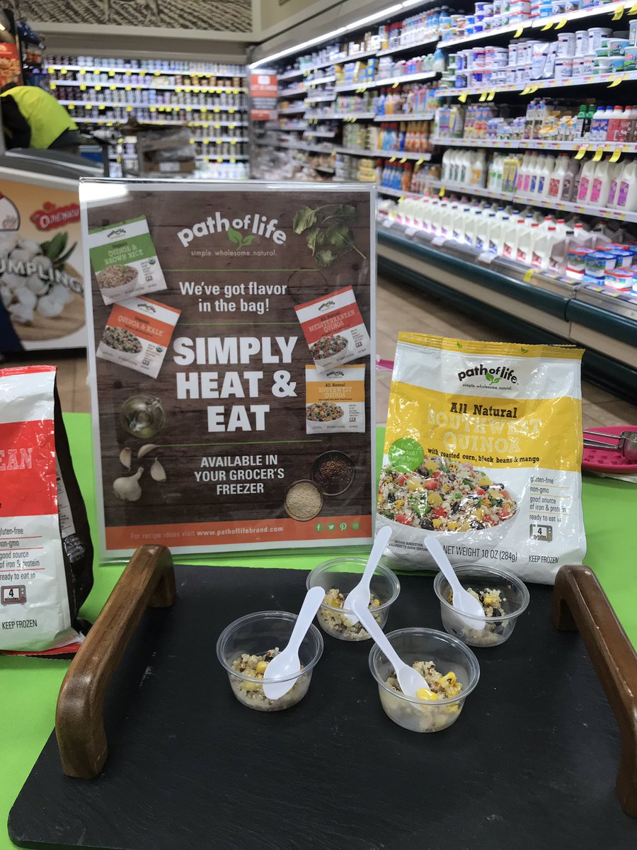 PathofLifeBrand's tweet image. Come sample our delicious Southwest Quinoa at @brookhavenmkt in Darien until 1pm! 😍🙌🏻 #EatPathOfLife