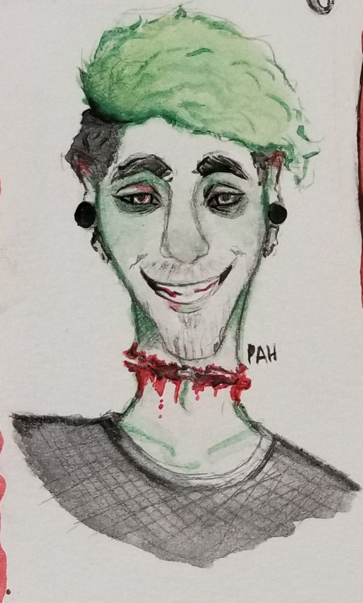 Bones_And_Tomes's tweet photo. @Jack_Septic_Eye My art of Anti! Made this a whiiillleee back. But I still think okay???? #jacksepticeye #antisepticeye #art #myart #Blood #gore #neckwound #sharpandpointy #EGOART #ego #youtube https://t.co/UNsGzNxvKQ
