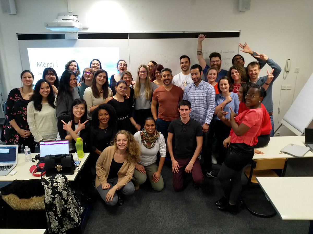 Dernier jour de #GoogleAnalytics #DMP #gtm Merci @adilytics !!! Les étudiants du #MBAMCI sont ready pour la certif ! 💪