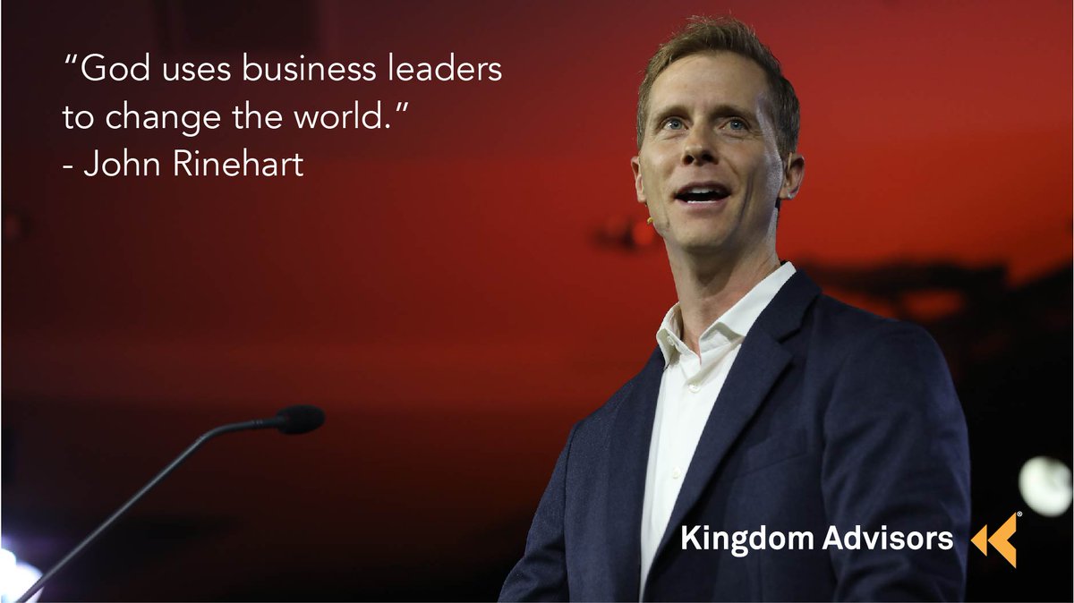 KingdomAdvisors's tweet photo. "God uses business leaders to change the world." - John Rinehart @gospelpatron
#ka2019 #conference #kingdomadvisors #cka #finance #christian #christianfinance https://t.co/wep1Lg2Wr5