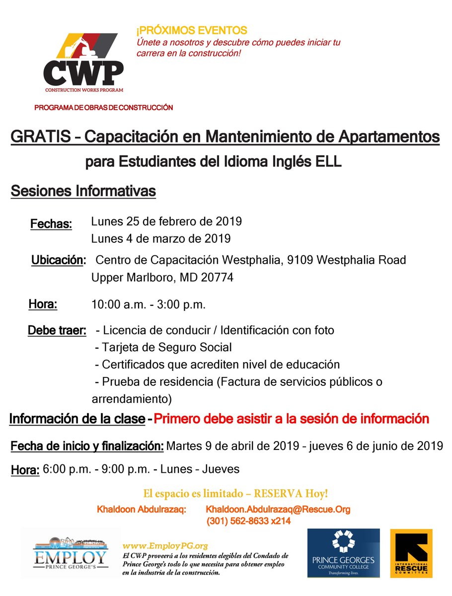 TeamBuildersTBA's tweet photo. Are you interested in becoming a Certified Apartment Maintenance Technician?  See fliers to attend @TeamBuildersTBA Recruitment Session. https://t.co/2skwertlSc