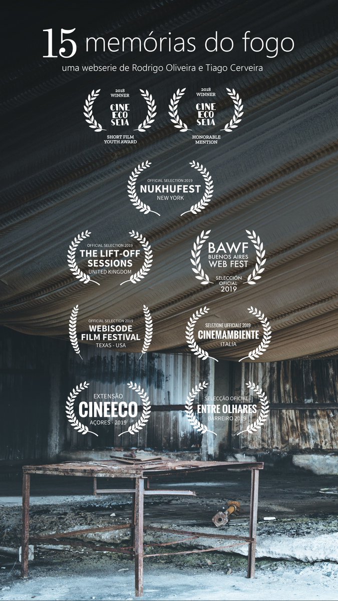 15Memorias's tweet photo. Regressa a #Portugal e mostra-se por 4 Ilhas dos #Açores numa Extensão @CineEco.  Depois viaja para o #Texas onde participa em mais um grande festival dedicado a produções mundiais para internet, o Webisode Film Festival. https://t.co/nuMrU7RP7v