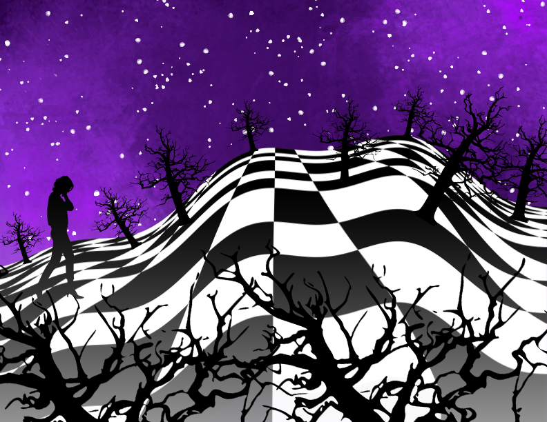 andrea_berns's tweet photo. "My Warping World": Inspired by my experience with #schizoaffective disorder. 

#etsy: https://t.co/ONfluYfAei

#mentalillness #mentalhealth #mentalhealthmatters #art #TimBurton #etsyshop #artistsontwitter #photoshop #gothic #silhouette https://t.co/ADrfqHZuLM