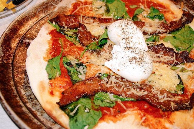 Two of the greatest things in one... Breakfast and Pizza! Make your reservations now for brunch this weekend! ift.tt/2U1RAJd