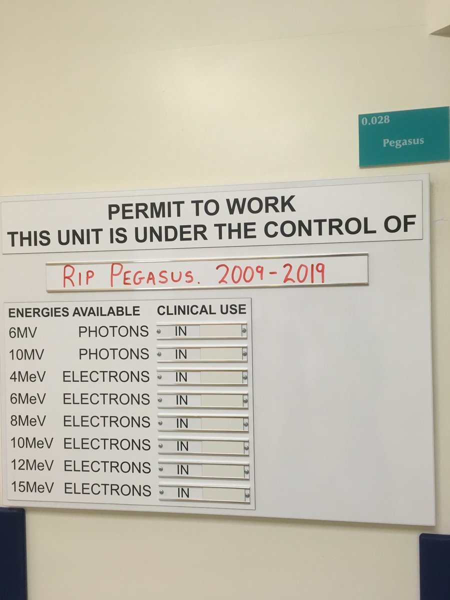 End of an era! ⁦<a href="/MPHRadiotherapy/">MPHRadiotherapy</a>⁩