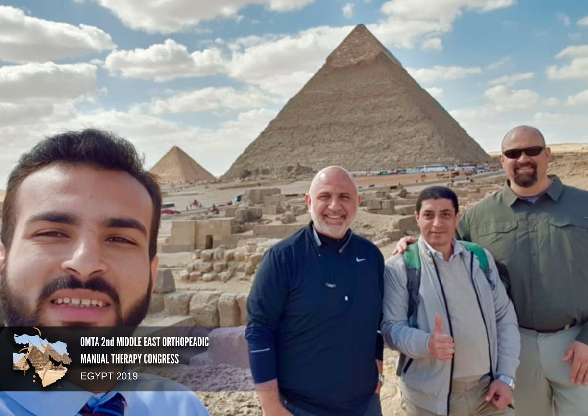 OMTA_Education's tweet photo. We would like to thank you for your contribution to the 2nd OMTA OMT congress Cairo 15-16 Feb 2019. @LaurafinucaneB @beatestindt @Kjaer_Per @PMintkenDPT Hope we managed to make it an enjoyable experience and that you left with good memories about #Egypt https://t.co/ZVOQxe3Tzk
