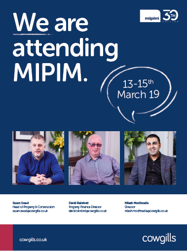 Cowgills's tweet photo. Our #Property_Construction team are attending #MIPIM2019, get in touch if you are too and would like to meet up. https://t.co/3zyR11fkvX